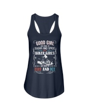 Biker Fire and Ice Ladies Flowy Tank tile