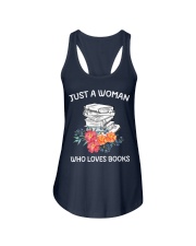 Loves Books Ladies Flowy Tank tile