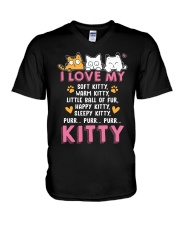 Love My Cat V-Neck T-Shirt tile