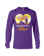 My Heart Belong To A Biker Long Sleeve Tee tile
