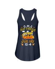 Just Say 10-4 Ladies Flowy Tank tile
