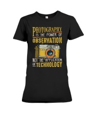 The Power Of Observation Premium Fit Ladies Tee tile