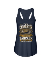 Level Of Sarcasm Ladies Flowy Tank tile
