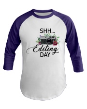 Editing Day Baseball Tee tile