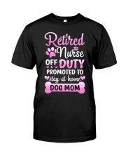 Promoted To Dog Mom Classic T-Shirt front