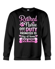 Promoted To Dog Mom Crewneck Sweatshirt tile