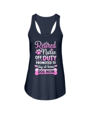 Promoted To Dog Mom Ladies Flowy Tank tile