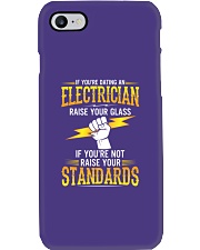 Dating An Electrician Phone Case tile