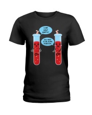 Half Empty Ladies T-Shirt tile