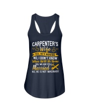 Yes Carpenter Is Working Ladies Flowy Tank tile