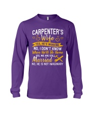 Yes Carpenter Is Working Long Sleeve Tee tile