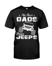 BEST DADS DRIVE J33pS Classic T-Shirt front