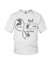 BlueGem Hummingbird God Has You - LTE Youth T-Shirt tile