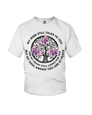 Gem Butterfly My Mind Still Talks Heartbeat - LTE Youth T-Shirt tile