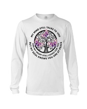 Gem Butterfly My Mind Still Talks Heartbeat - LTE Long Sleeve Tee tile