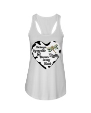 Dragonfly On Lady Hand No Longer By My Side Ladies Flowy Tank tile