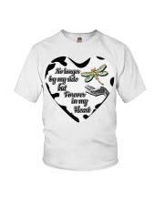 Dragonfly On Lady Hand No Longer By My Side Youth T-Shirt tile