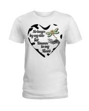 Dragonfly On Lady Hand No Longer By My Side Ladies T-Shirt tile