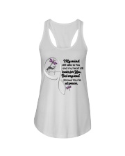 Pink Purple Dragonfly Mandala In Lady Hand - LTE Ladies Flowy Tank tile