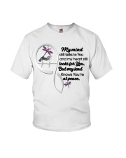 Pink Purple Dragonfly Mandala In Lady Hand - LTE Youth T-Shirt tile