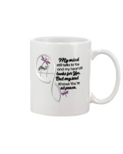 Pink Purple Dragonfly Mandala In Lady Hand - LTE Mug tile