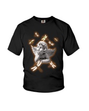 Dragonfly Angel Statue - LTE Youth T-Shirt tile