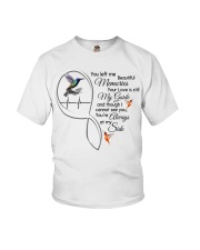 Hummingbird On Lady Hand Heartbeat Infinity - LTE Youth T-Shirt tile