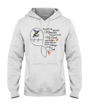 Hummingbird On Lady Hand Heartbeat Infinity - LTE Hooded Sweatshirt tile
