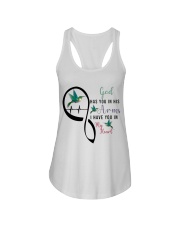 HUMMINGBIRD GOD HAS YOU IN HIS ARMS - BEST SELLER Ladies Flowy Tank tile