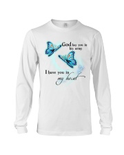 BUTTERFLY GOD HAS YOU IN HIS ARMS - BEST SELLER Long Sleeve Tee tile
