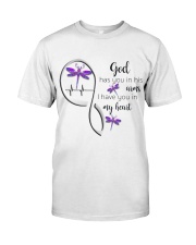 DRAGONFLY GOD HAS YOU IN HIS ARMS - BEST SELLER Classic T-Shirt front