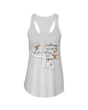 HUMMINGBIRD I WILL CARRY YOU WITH ME - BEST SELLER Ladies Flowy Tank tile
