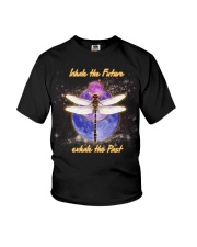 Dragonfly Moon Inhale Exhale- LTE Youth T-Shirt tile