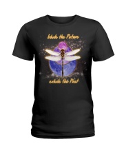 Dragonfly Moon Inhale Exhale- LTE Ladies T-Shirt tile