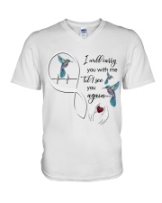 HUMMINGBIRD I WILL CARRY YOU WITH ME - BEST SELLER V-Neck T-Shirt tile