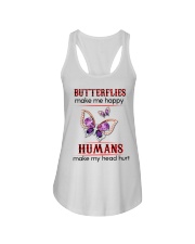 BUTTERFLY MAKE ME HAPPY - BEST SELLER Ladies Flowy Tank tile