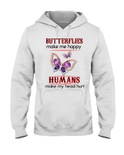 BUTTERFLY MAKE ME HAPPY - BEST SELLER Hooded Sweatshirt tile