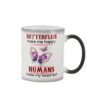 BUTTERFLY MAKE ME HAPPY - BEST SELLER Color Changing Mug tile