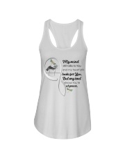 Dragonfly On Hand Infinity Heartbeat - LTE Ladies Flowy Tank tile