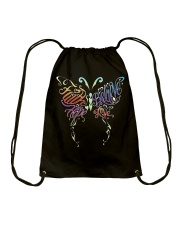 Butterfly Hope Faith Believe Love - LTE Drawstring Bag tile