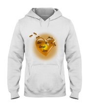 BEES LIVE LAUGH LOVE - BEST SELLER Hooded Sweatshirt tile