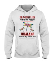 DRAGONFLY MAKE ME HAPPY - BEST SELLER Hooded Sweatshirt tile