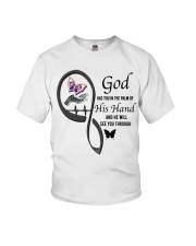 Purple Butterfly God Has You - LTE Youth T-Shirt tile