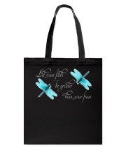 Dragonfly Faith Bigger - LTE Tote Bag tile