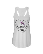 Purple Pink Mandala Dragonfly On Lady Hand - LTE Ladies Flowy Tank tile