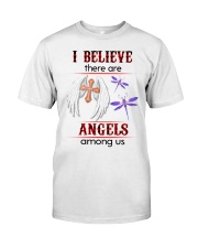 Dragonfly I Believe Angels SB3531 Classic T-Shirt front