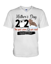 ELEPHANT MOTHER DAY 2020 THE YEAR GOT REAL - LTD V-Neck T-Shirt tile