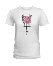 Butterfly Pink Cc Awareness Faith - LTE Ladies T-Shirt tile