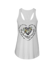 Blue Dragonflies Heart Tree Of Life - LTE Ladies Flowy Tank tile