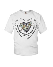 Blue Dragonflies Heart Tree Of Life - LTE Youth T-Shirt tile